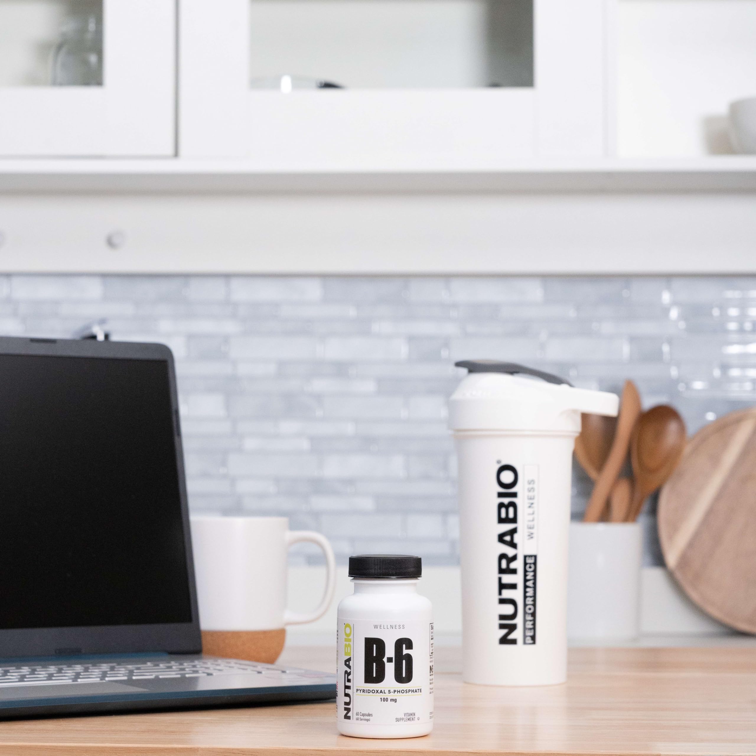 NutraBio B-100, B Vitamin Complex, Immune System Support, Healthy Hair, Skin, Nails, 90 Vegetable Capsules - Image 8