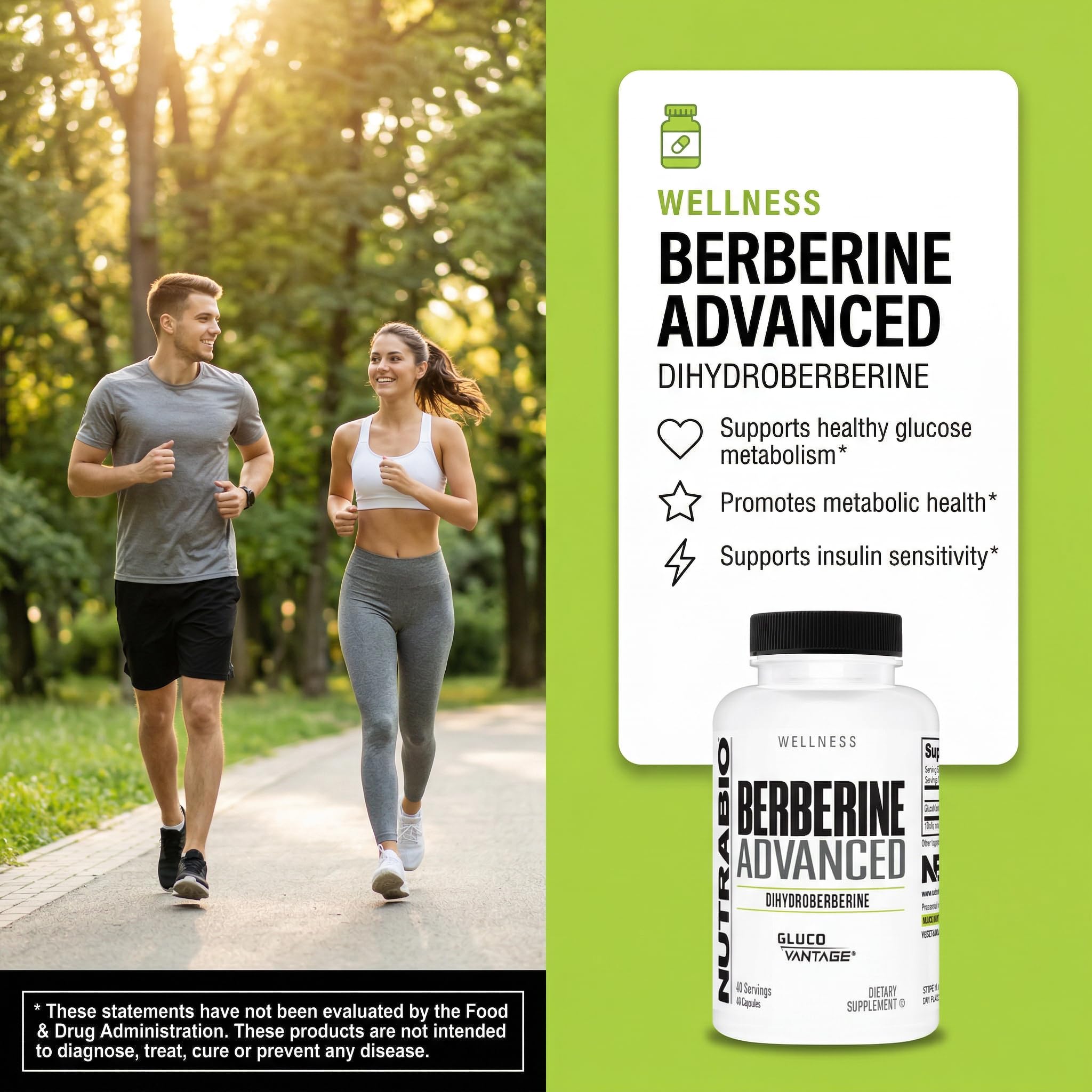 NutraBio Berberine Advanced Supplement (Dihydroberberine), 200 mg - Provides Advanced Absorption Carbohydrate Tolerance Support, 60 Caps - Image 4