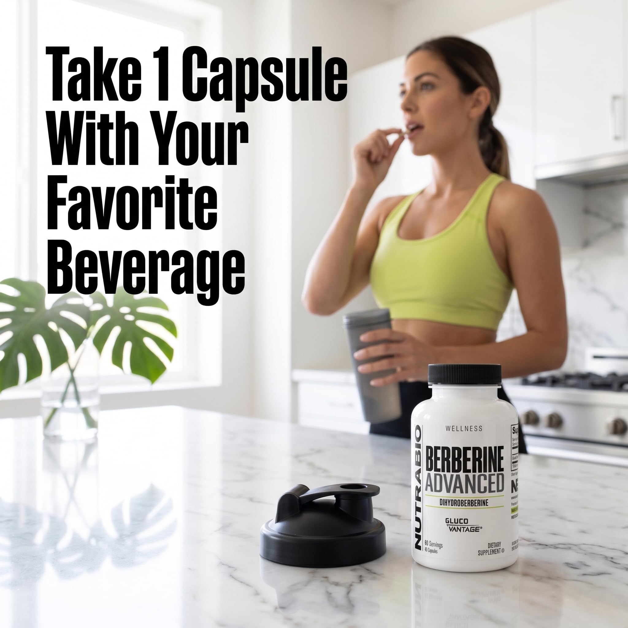 NutraBio Berberine Advanced Supplement (Dihydroberberine), 200 mg - Provides Advanced Absorption Carbohydrate Tolerance Support, 60 Caps - Image 8