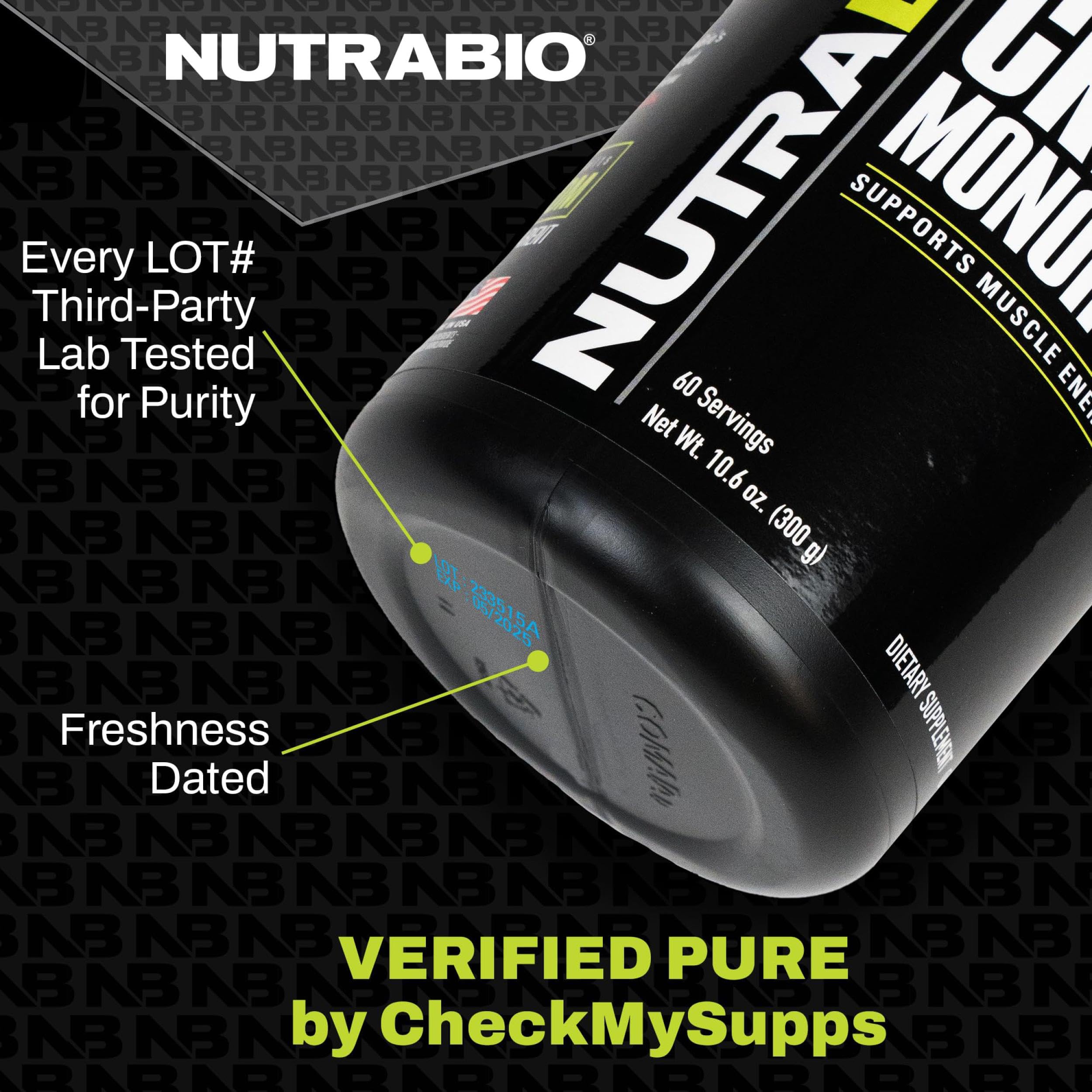 NutraBio – EAA Pure – 9 Amino Acids – Muscle Repair and Recovery, 30 Servings, Cherry Limeade – Pre or Post Workout – All Day Recovery - Image 6