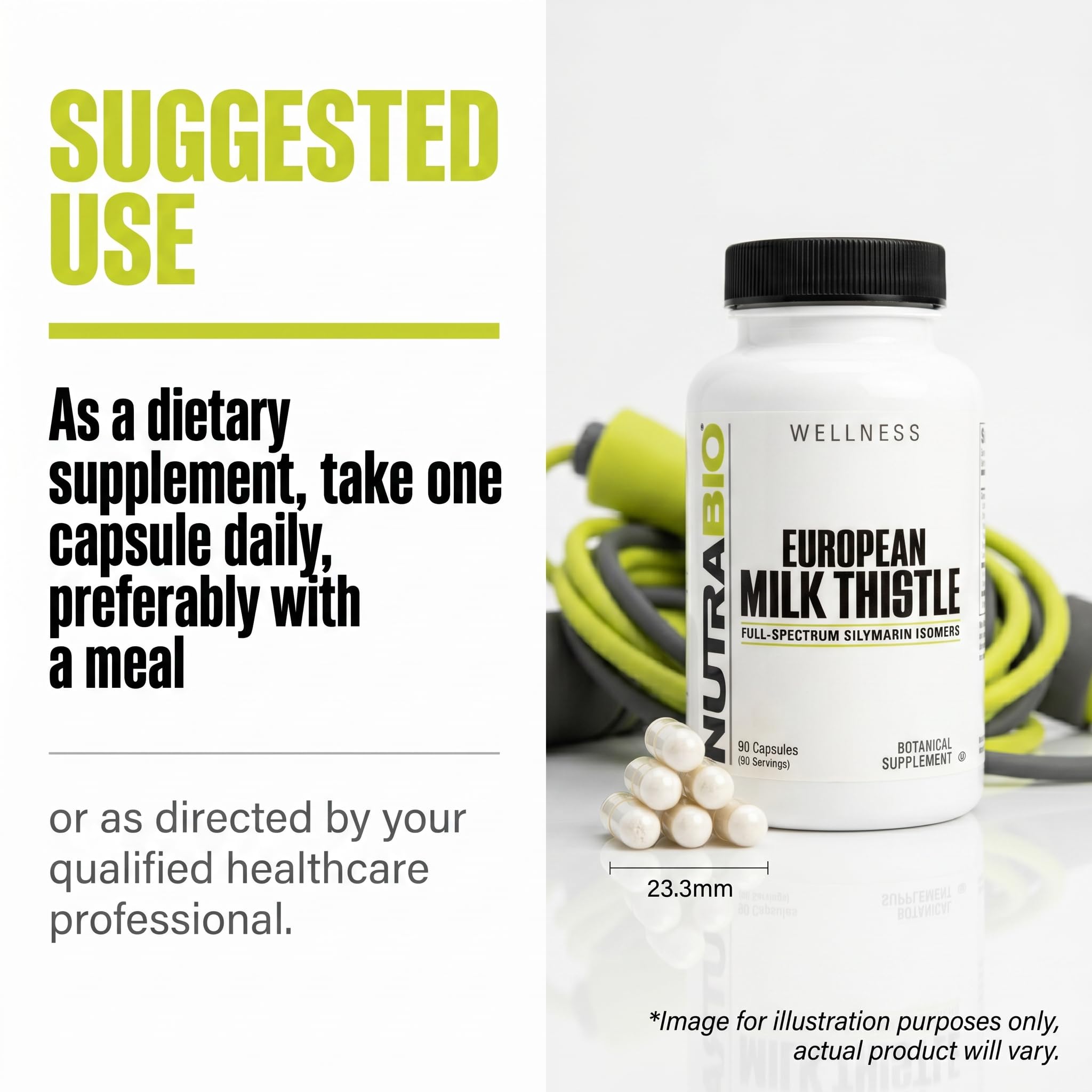 NutraBio European Milk Thistle Supplement, 241mg - Supports Antioxidant Benefits and Wellness for Liver Detox, 90 Capsules, 80% Silymarin Extract, Herbal Supplement - Image 5