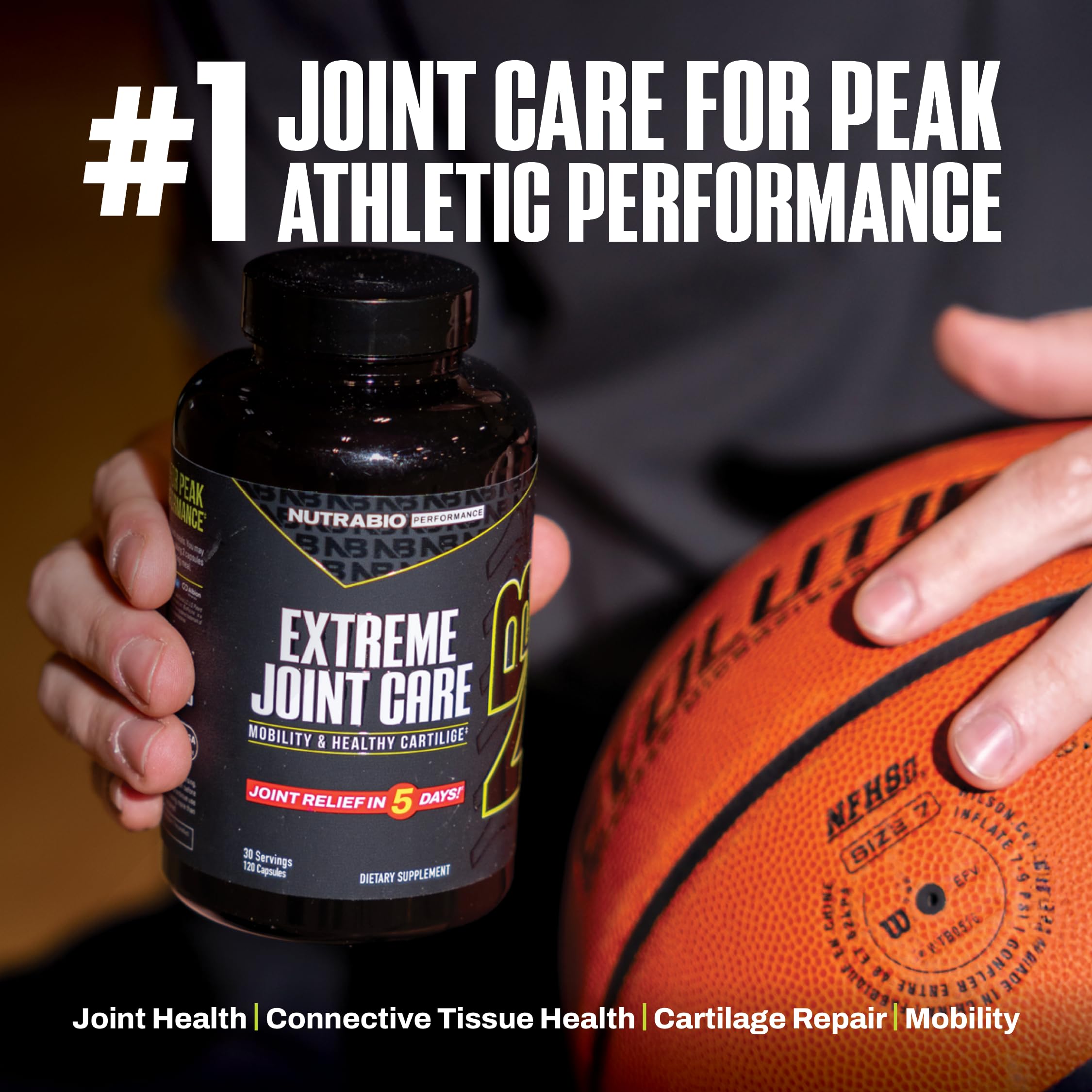 NutraBio Extreme Joint Care - Joint Support Supplement - Joint Health Supplement, Supports Joints, Mobility, and Cartilage - 120 Capsules - Image 5