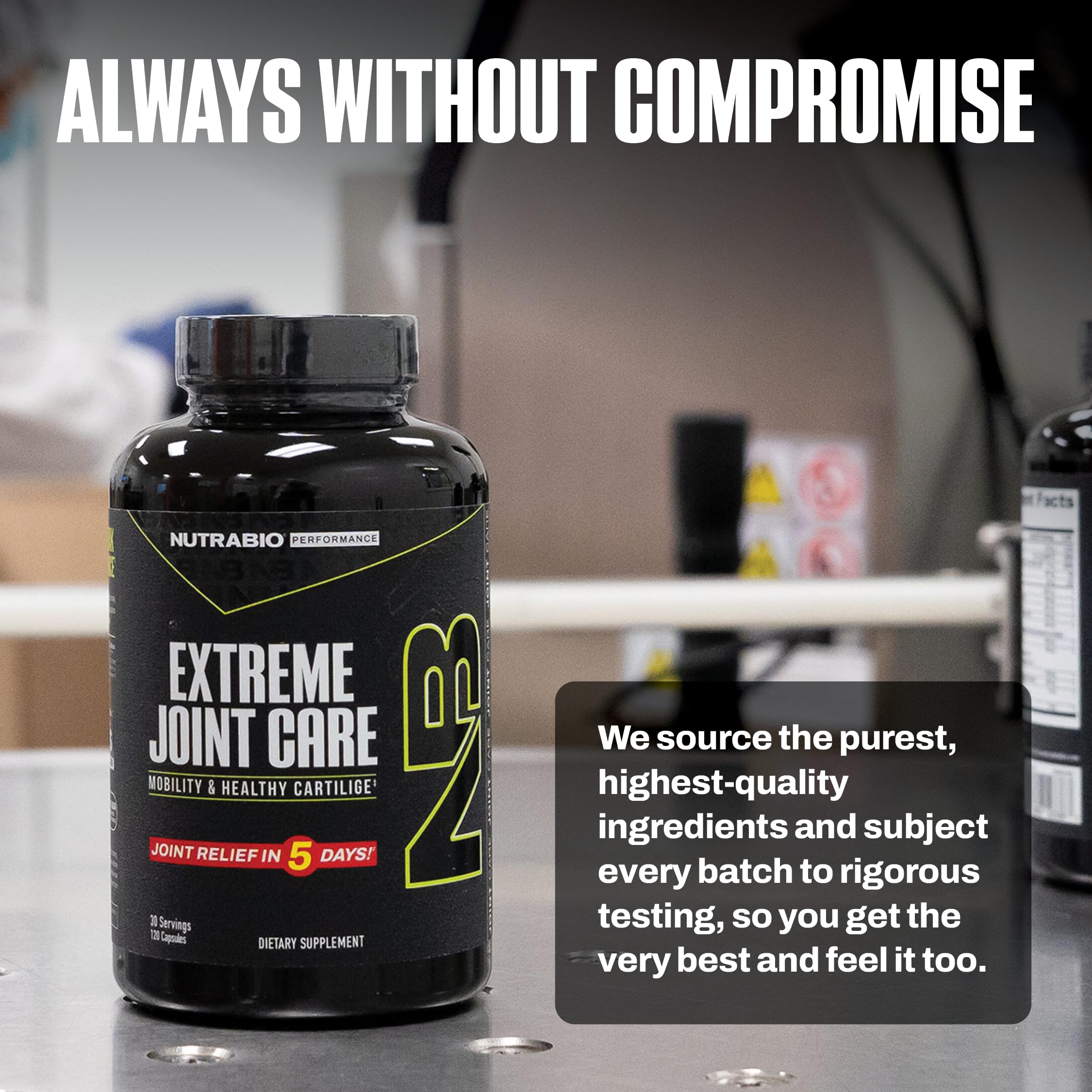 NutraBio Extreme Joint Care - Joint Support Supplement - Joint Health Supplement, Supports Joints, Mobility, and Cartilage - 120 Capsules - Image 8