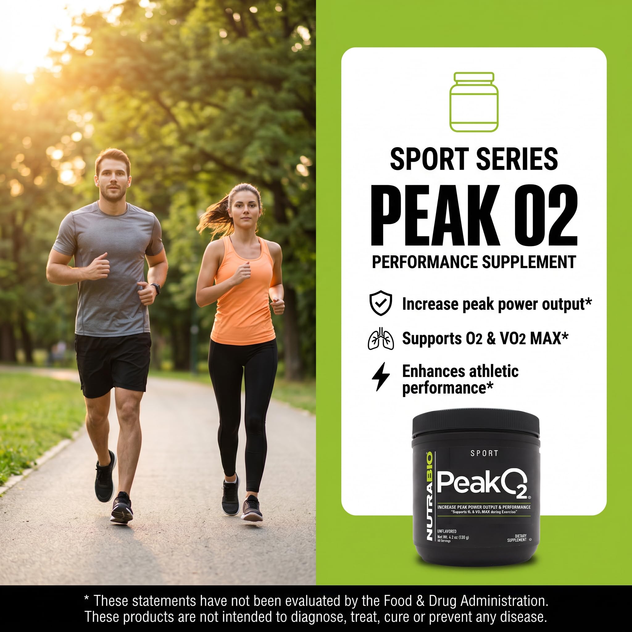 NutraBio Labs Peak O2, Unflavored, 4.2 oz (120 g), Nutritional Supplement - Image 6