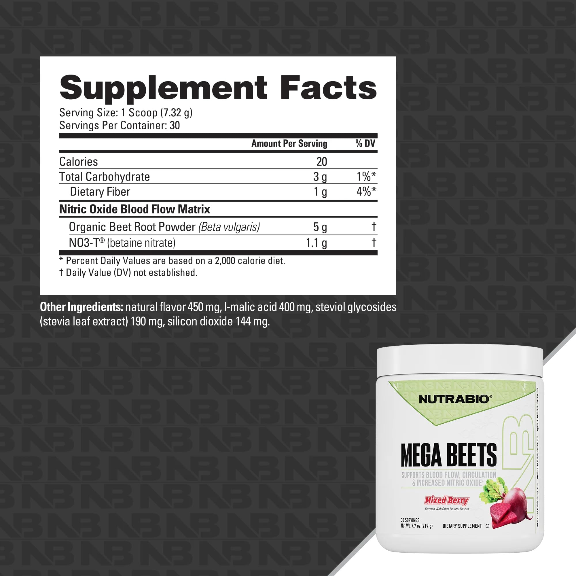NutraBio Mega Beets- Organic Beet Root Powder Nitric Oxide Superfood, NO3-T Nitrates and Antioxidants - Super Beets Supplement- Supports Performance, Circulation, Blood Flow, Overall Health - 30Sv - Image 5