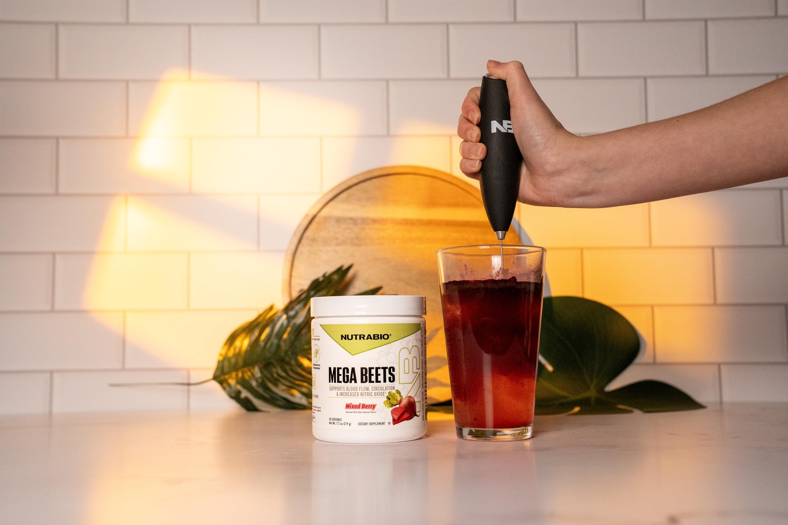 NutraBio Mega Beets- Organic Beet Root Powder Nitric Oxide Superfood, NO3-T Nitrates and Antioxidants - Super Beets Supplement- Supports Performance, Circulation, Blood Flow, Overall Health - 30Sv - Image 7