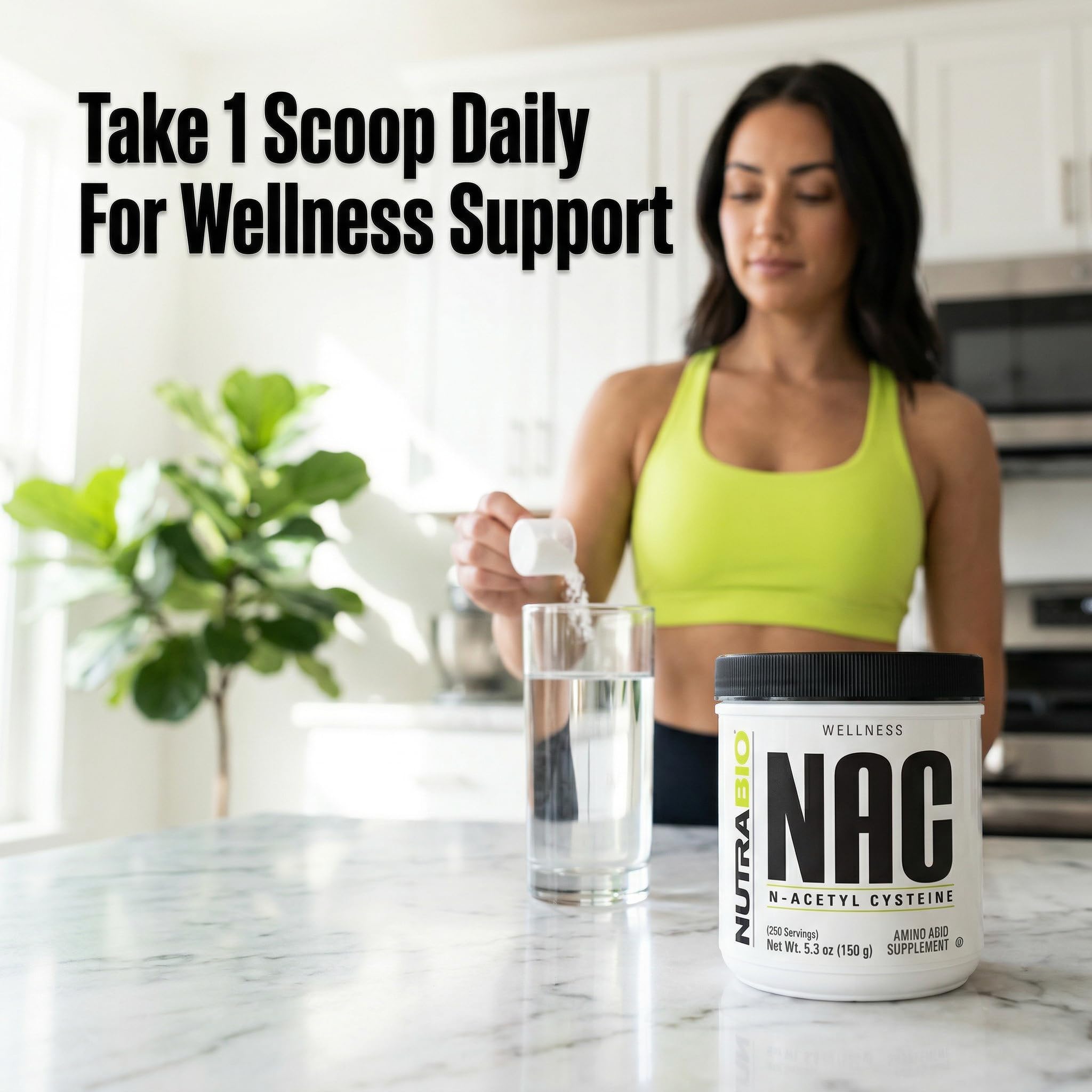 NutraBio N-Acetyl Cysteine Supplement (NAC) - 150 Grams Powder, 600mg Serving - Powerful Anti-Oxidant - Immune Support - No Fillers - Non-GMO - Gluten Free - Image 8