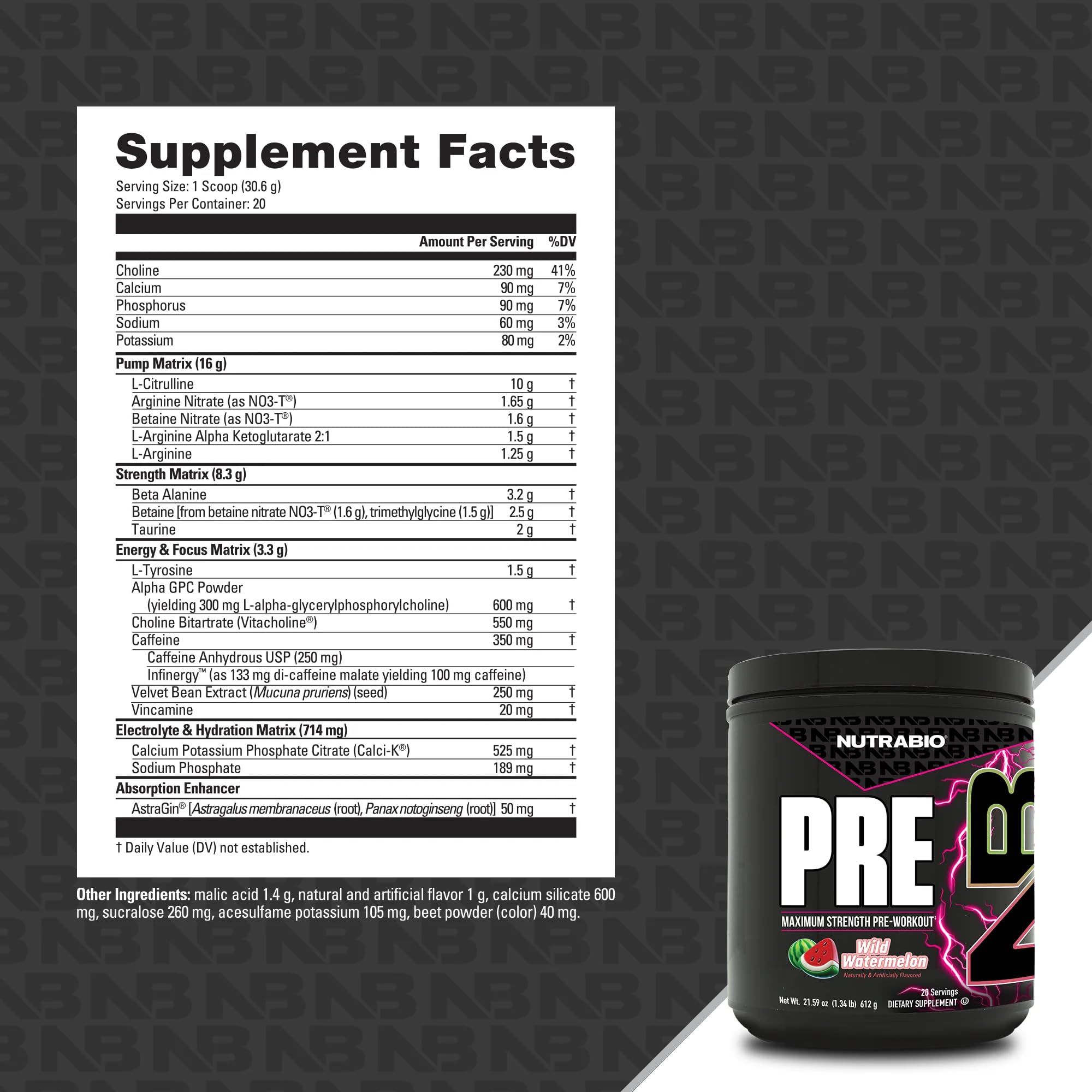 NutraBio Preworkout Powder, Watermelon| Explosive Energy, Laser Focus, Extreme Pumps| Pre Workout for Men & Women| Performance, Endurance, Power Complex, Caffeine, Electrolytes - Image 6