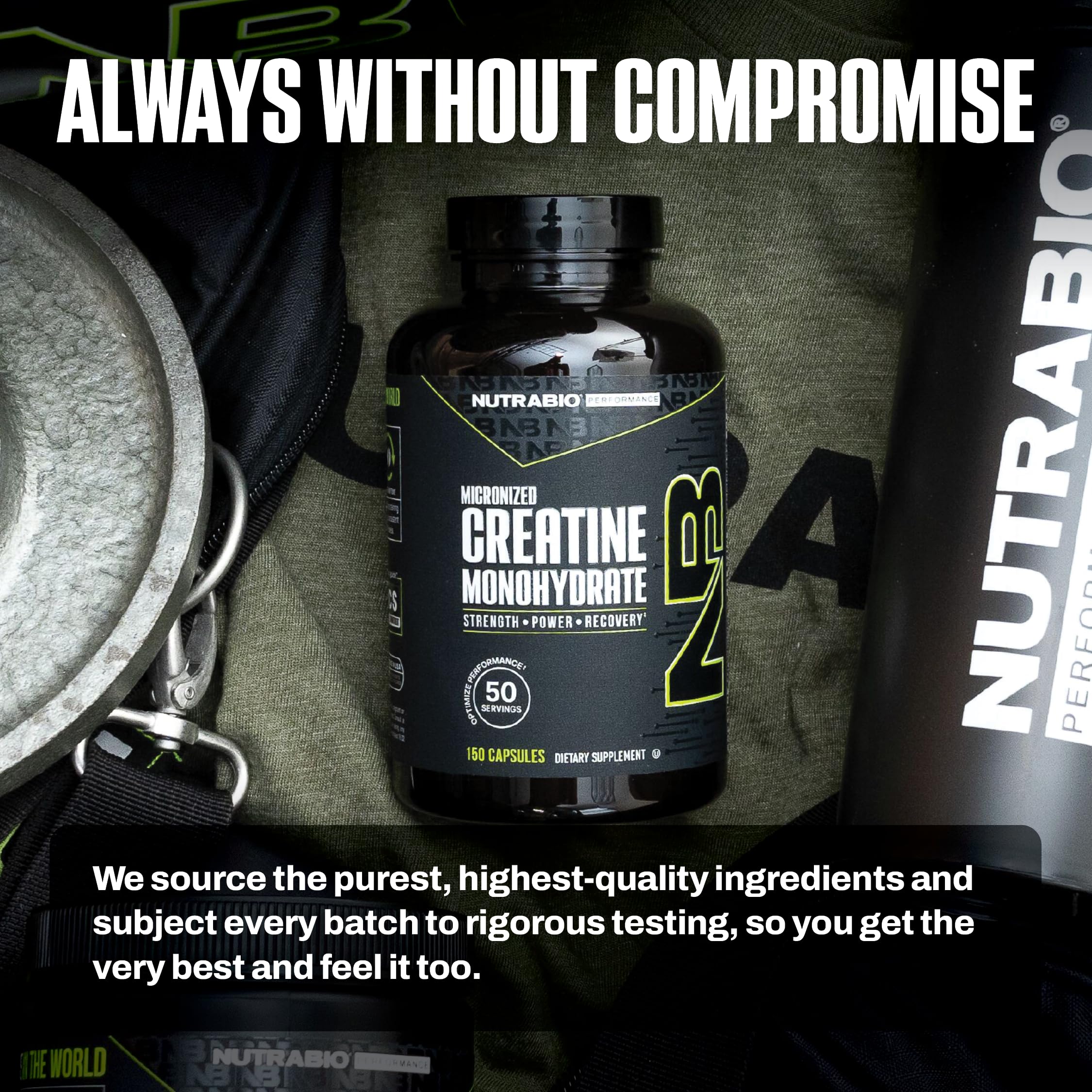 NutraBio Pure Micronized Creatine Monohydrate Capsules, Creatine Pills, Supports Bulk Muscle Energy, Recovery, and Strength - Keto Friendly, Kosher, Creatine Nutritional Supplement for Men and Women - Image 8