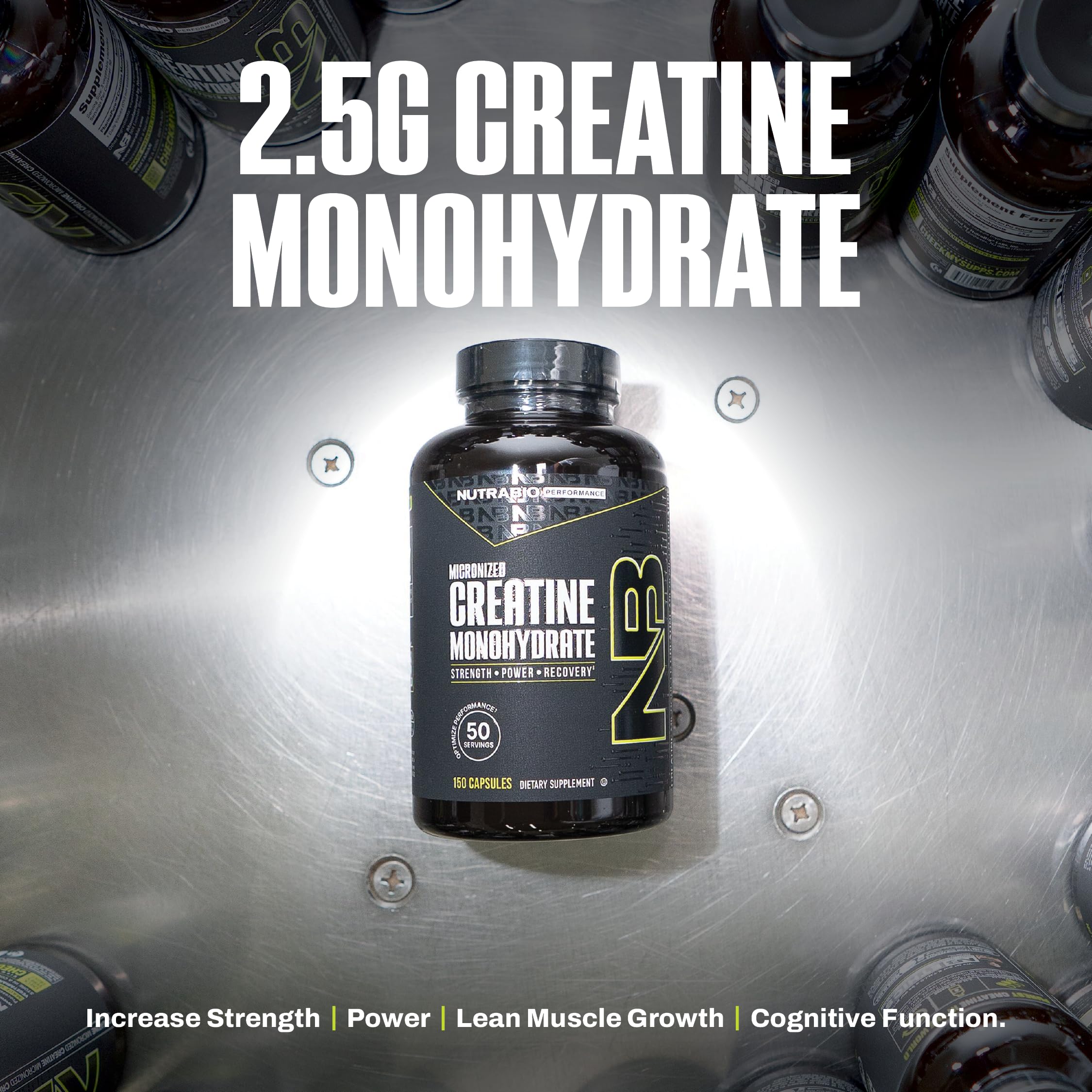NutraBio Pure Micronized Creatine Monohydrate Capsules, Creatine Pills, Supports Bulk Muscle Energy, Recovery, and Strength - Keto Friendly, Kosher, Creatine Nutritional Supplement for Men and Women - Image 9