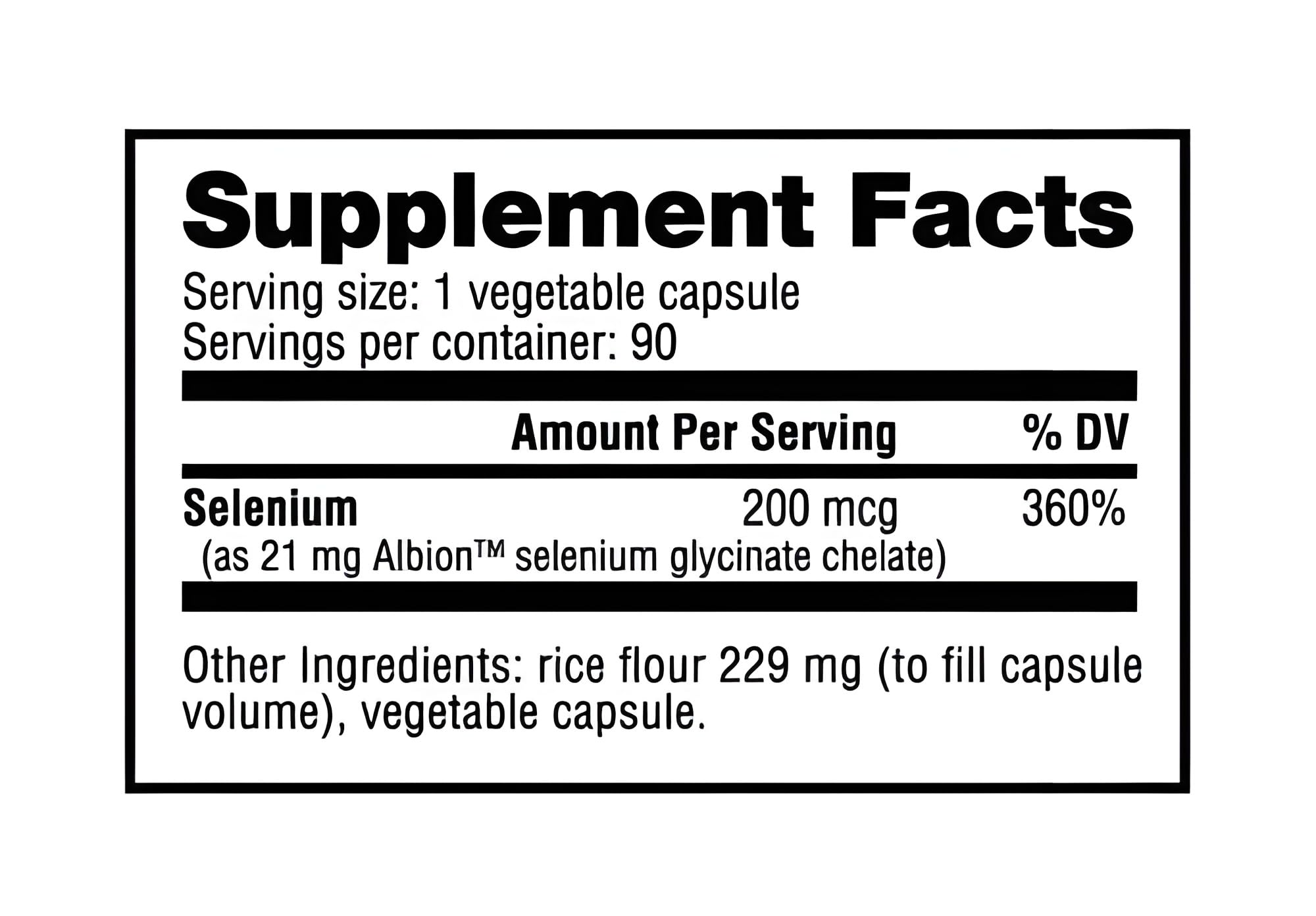 NutraBio Selenium Supplement, 200mcg - 90 Vegetable Capsules - Natural Antioxidant Support - Image 3