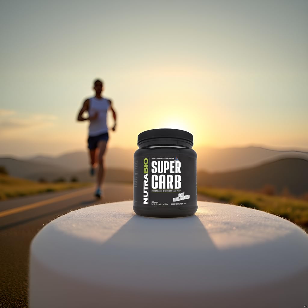 NutraBio Super Carb, Carbohydrate Powder with Cluster Dextrin & Electrolytes, Advanced Carb Supplement Powder for Workout Fuel, Performance, and Muscle Recovery, Cyclic Dextrin, Unflavored, 30 Sv - Image 7