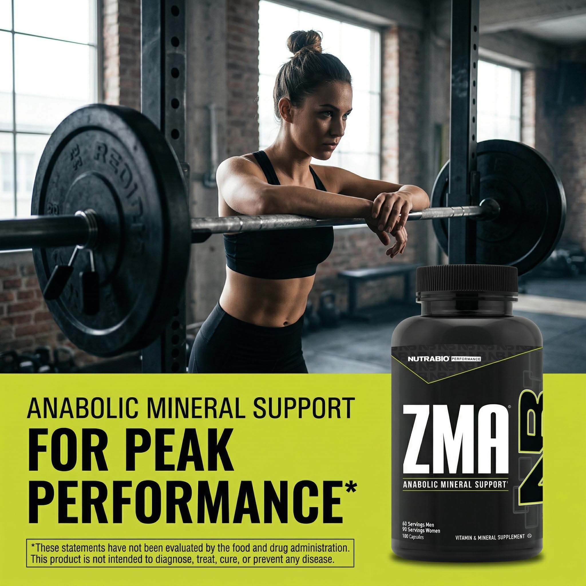 NutraBio ZMA Supplements for Men & Women- Zinc Magnesium Supplements to Support Hormone Levels, Peak Performance, Sleep, Muscle Recovery, Immune Health, 180 Ct. - Image 4
