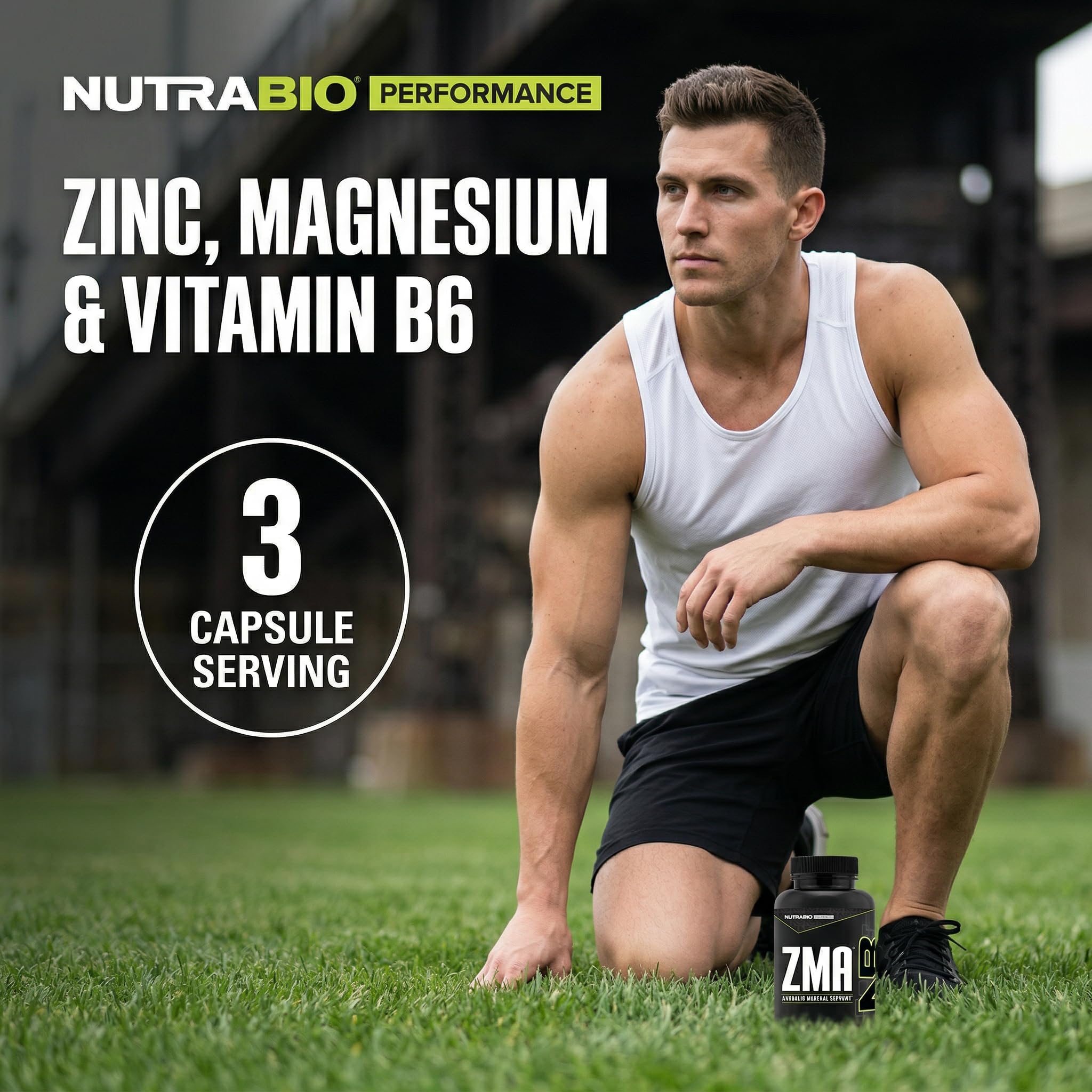 NutraBio ZMA Supplements for Men & Women- Zinc Magnesium Supplements to Support Hormone Levels, Peak Performance, Sleep, Muscle Recovery, Immune Health, 180 Ct. - Image 5