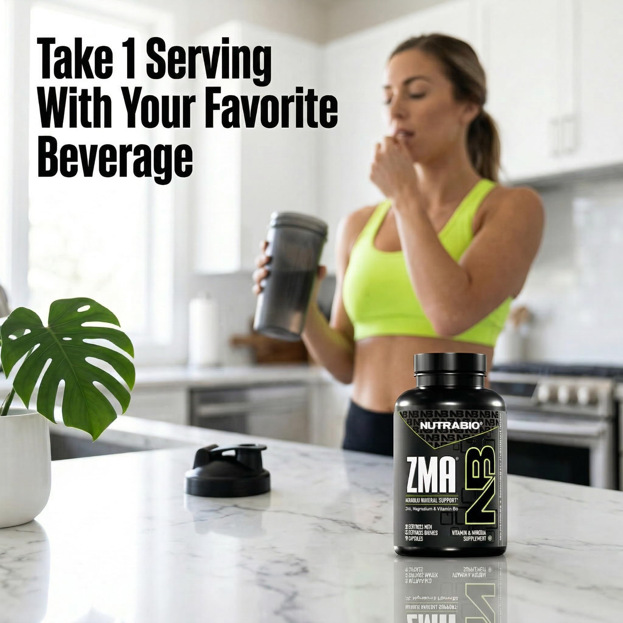 NutraBio ZMA Supplements for Men & Women- Zinc Magnesium Supplements to Support Hormone Levels, Peak Performance, Sleep, Muscle Recovery, Immune Health, 180 Ct. - Image 7